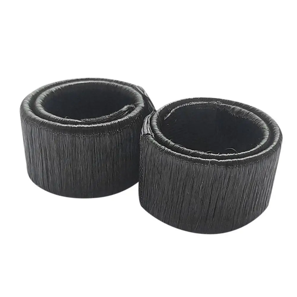 black 6 цветов DIY легко Волосы Булочку бигуди Шнуровых эластичной лентой пончики шиньон Magique Магия Инструменты для укладки волос - Цвет: black