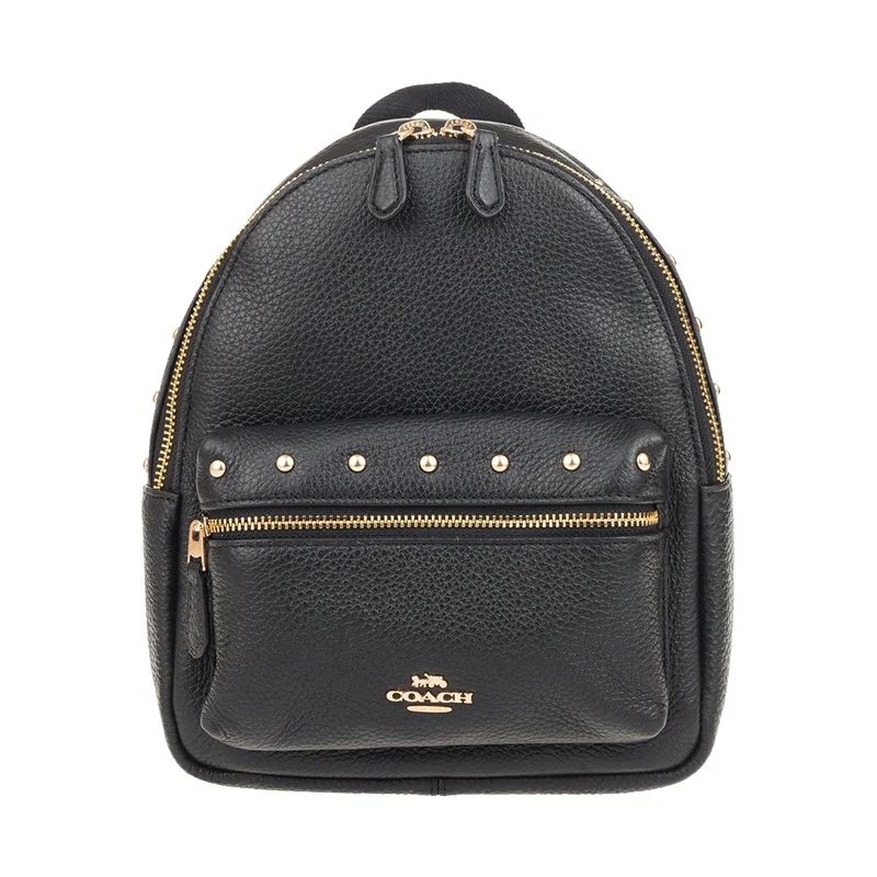 COACH Pebble кожаные шпильки мини-рюкзак Charlie F45070