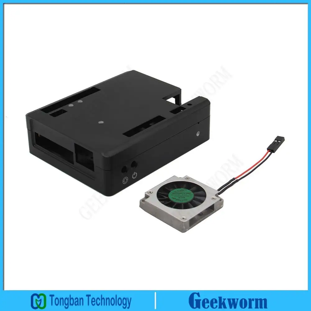 Чехол из алюминиевого сплава Geekworm Lattepanda V1.0 Enclose + супербесшумный охлаждающий