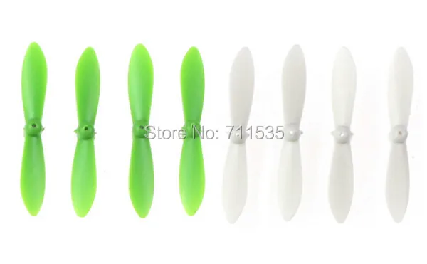 10 комплектов основных Лопастей Ротора Запчасти для Cheerson CX-10 CX10 Hubsan Q4 H111 Wltoys V282