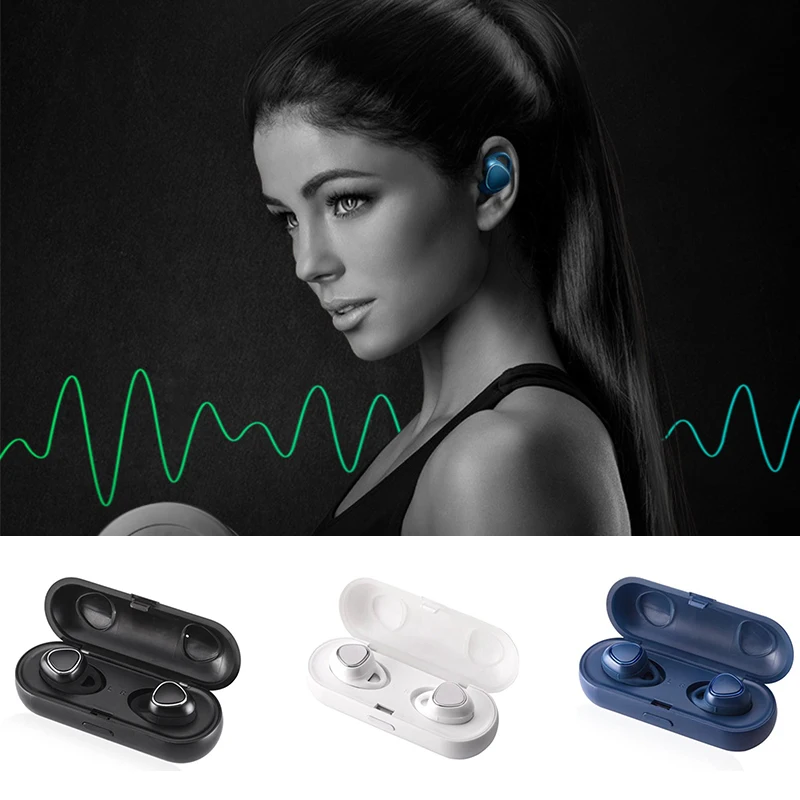 TWS Bluetooth 5,0 наушники портативные TWS беспроводные стерео наушники мини-вкладыши спортивные наушники с шумоподавлением с зарядным устройством