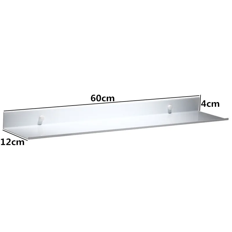 60cm Полка для ванной комнаты алюминиевый Душ шампунь мыло Косметическая полка аксессуары для ванной комнаты органайзер для хранения держатель для кухни полка - Цвет: 60cm