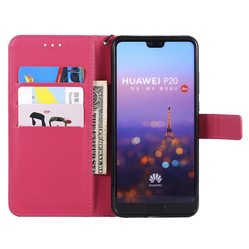 JYERAECOM флип искусственная кожа + бумажник чехол для Coque huawei P20 pro Чехол телефон
