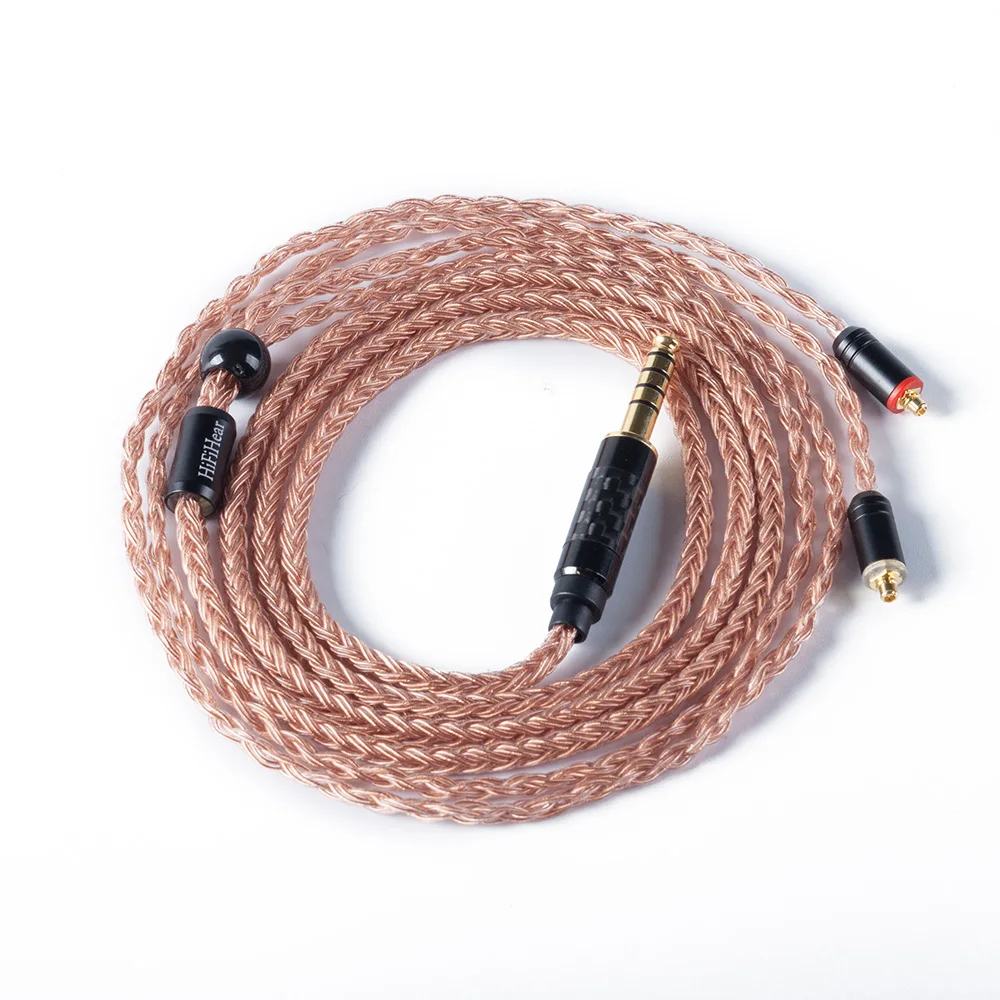 Импортный однокристаллический медный кабель hifiears 16 ядер 2 5/3 5/4 4 мм с MMCX/2