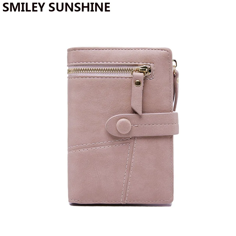 Модный женский кошелек SMILEY SUNSHINE женские маленькие кошельки на молнии сумочки для