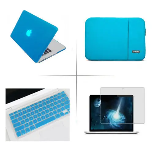 Жесткий матовый чехол POSEIT 4 в 1 сумка для ноутбука клавиатуры с ЖК экраном Apple Macbook