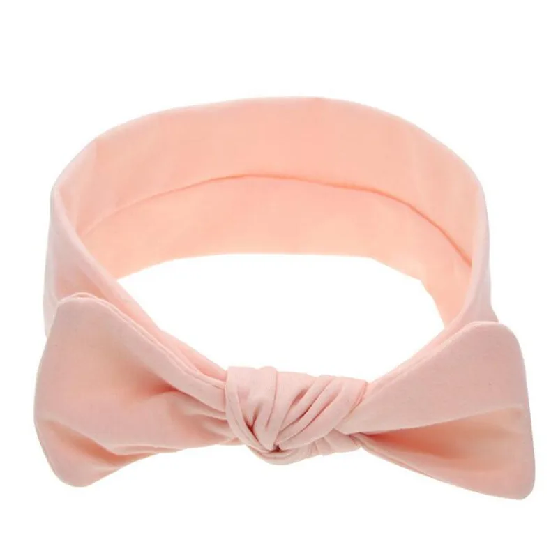 

Hot Sale Newborn Lovely Unisex Bow Solid Cotton Headband Hair Bow Head Warp Kids Children Cute Soft Hair Accessories Dropshiping