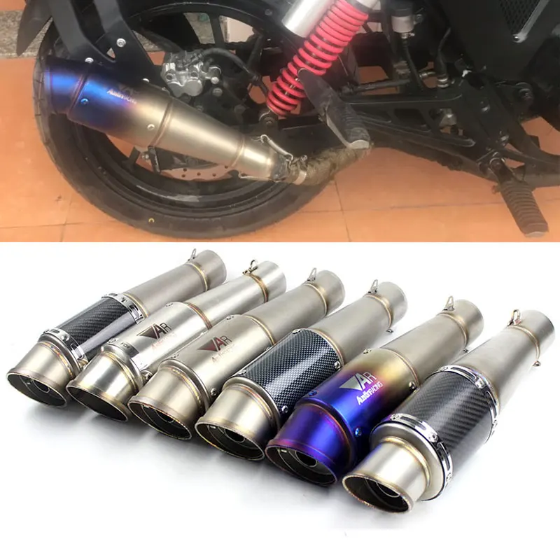 Выхлопная труба мотоцикла Escape Akrapovic Moto Escapamento Para Universel GP 51 мм для Austin Racing GSXR600 nc750x