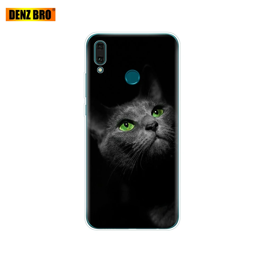 For Huawei Y9 2019 Case Silicone TPU Cover Soft back Phone prime coque etui bumper 360 protective shell | Мобильные телефоны и