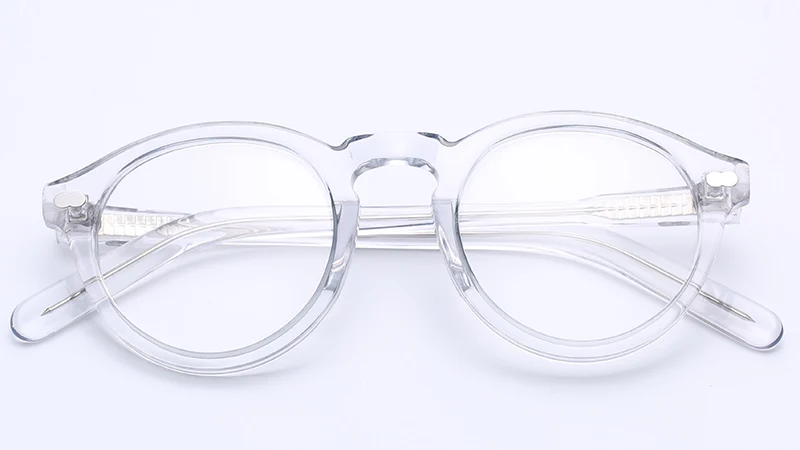 Smalj Round Handmade Acetate Frame Women eyeglasses Men Goggles Optical Spectacle Demi Myopia Optical Spectacle Myopia