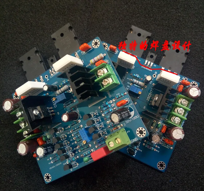Полевой эффект FET(K246)+ 2sa1943 2sc5200/NJW0281 NJW0302 marantz после класса HiFi зеркальная симметрия усилитель плата 70 Вт* 2 2,0