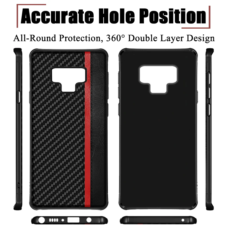 Case Cover Armor On For Samsung Galaxy Note Not 9 Bumper Samsun Galax Note-9 Coque Samsumg Galxy Note9 Skin Body Sansung Leather |