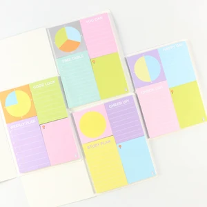 Новинка 2019, школьный Органайзер Domikee для планирования времени, планировщик, блокнот для записей, канцелярские принадлежности, тонкий липкий блокнот для заметок