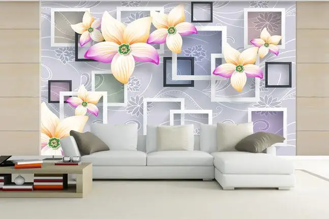 3D обои на заказ росписи красоты нетканый контракт только красивые лепестки