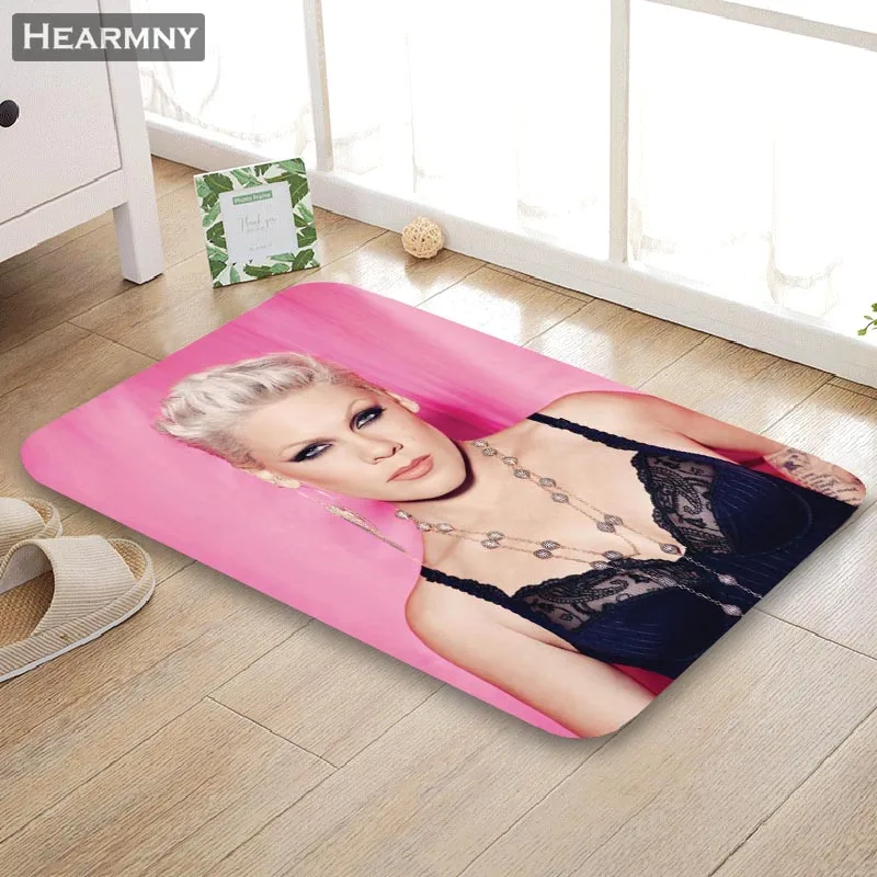 Заказной P! NK Коврик для двери пол/ванна/кухня/пляж фланелевый губчатая Ткань 3D Печатный мохнатый Декор для спальни Droping - Цвет: 7