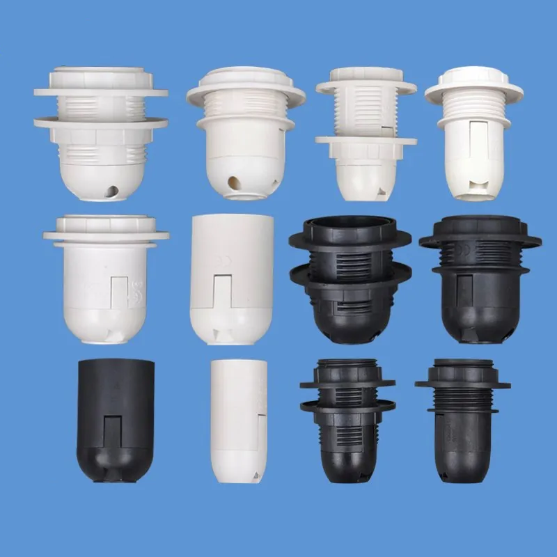 E14 LED пластиковый держатель лампы E27 Эдисон Винт лампа гнездо DIY Цоколь аксессуары