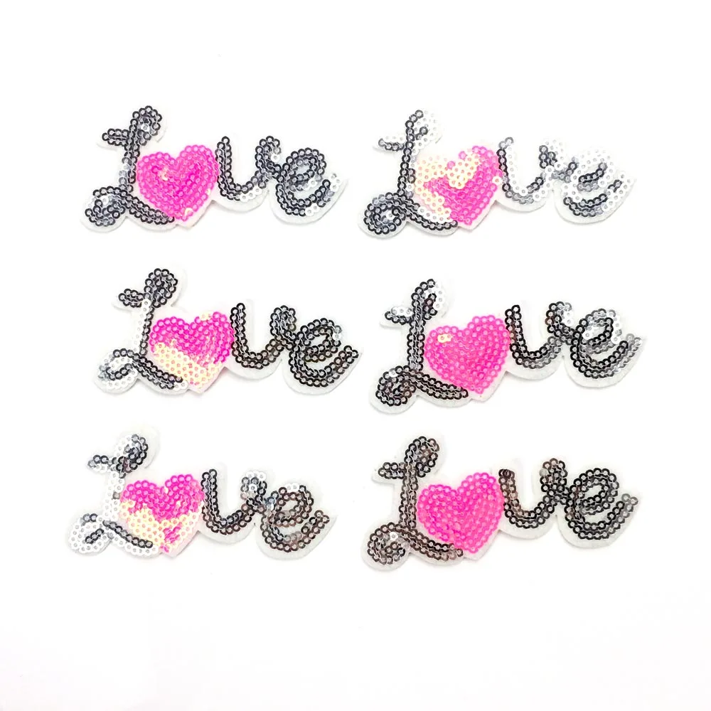 10 шт. нашивки с надписью Love Heart|heart iron on patch|iron patchesiron |