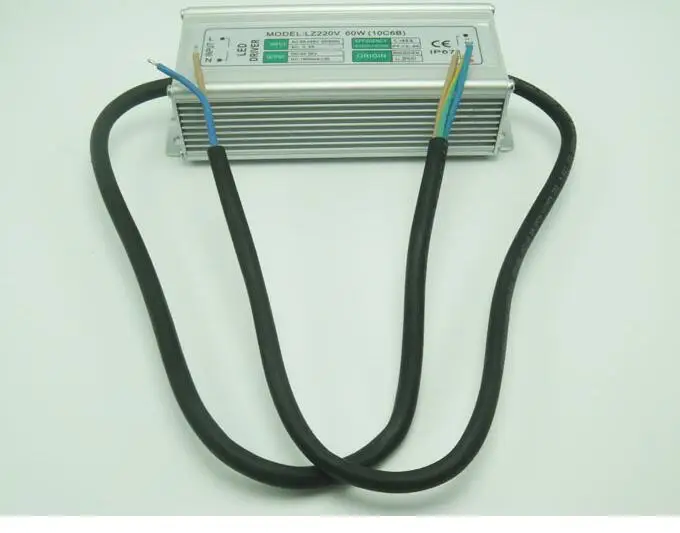Новый IP66 20 Вт 30 50 60 70 80 100 Светодиодный драйвер адаптер трансформатор выключатель