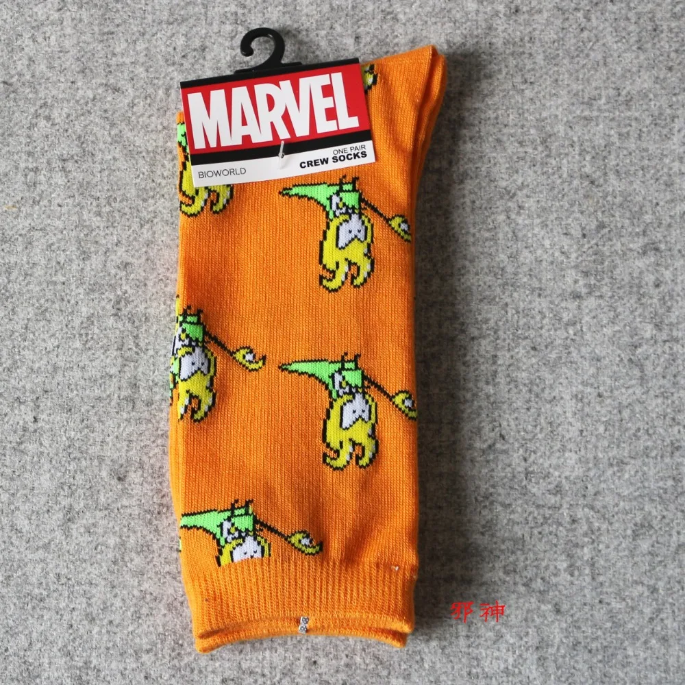 Герой комиксов Marvel общие носки мультфильм Железный человек Капитан Америка