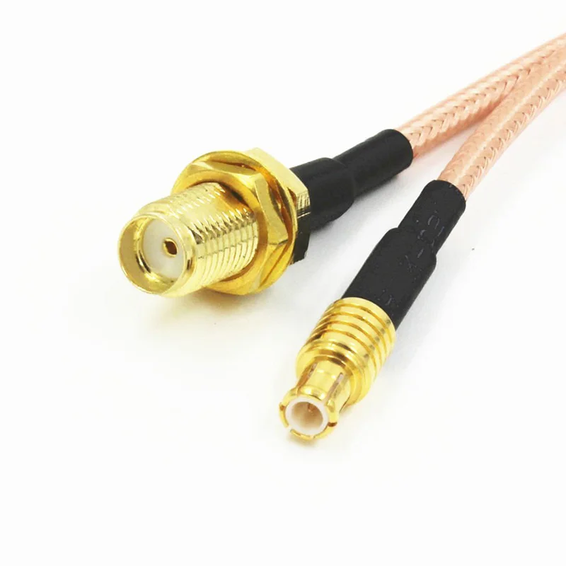 ALLISHOP 1 м RF разъем SMA мама к MCX папа RG178 КОАКСИАЛЬНЫЙ соединительный кабель сборка |