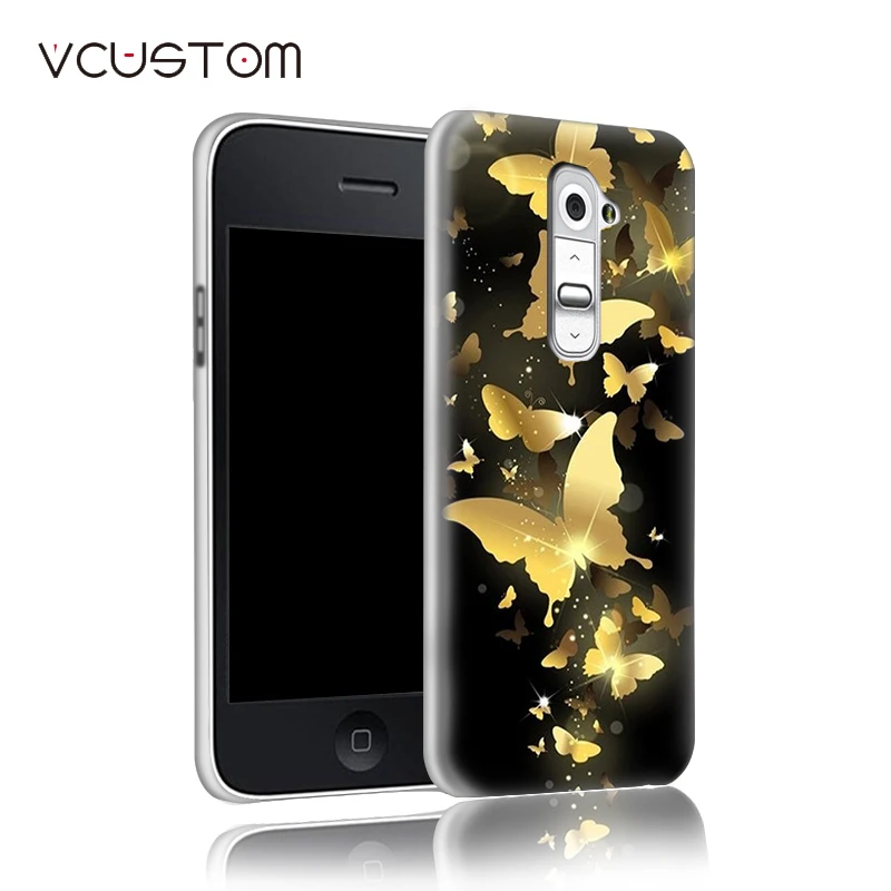 Vcustom смешать принцесса Лев цветок бабочка белый жесткий Чехлы для LG G2 мини D618 D620
