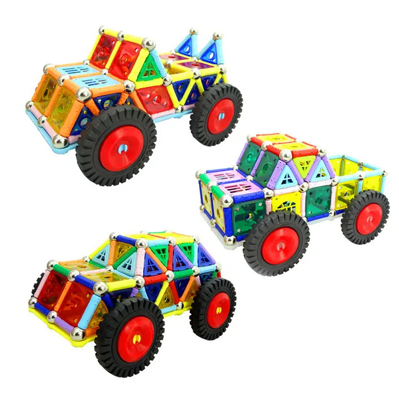 380/438pcs магнитные игрушки, строительный мининабор, серия Сделай Сам Интеллектуальный набор игрушек учебное пособие для строительства Магнитный блок комбината