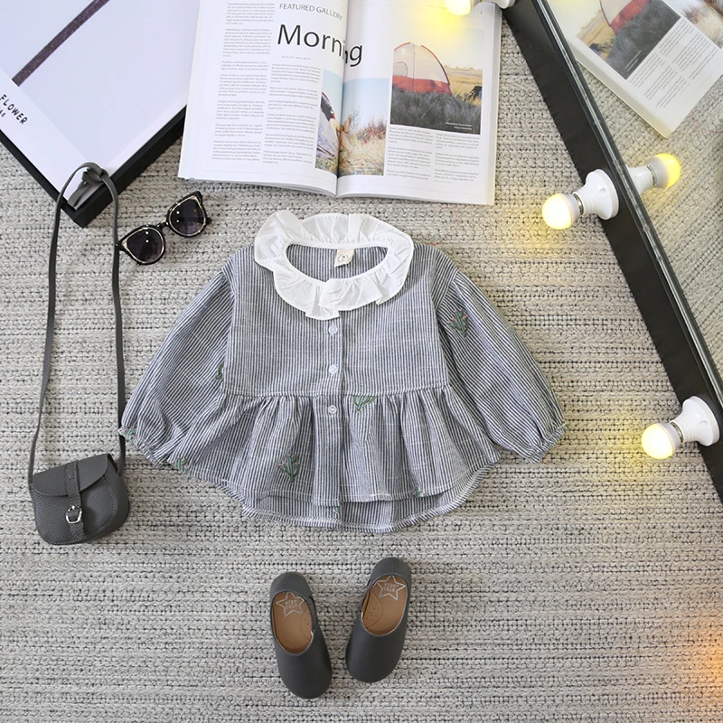 2017 новые осенние детские Обувь для девочек Одежда умных трепал воротник в