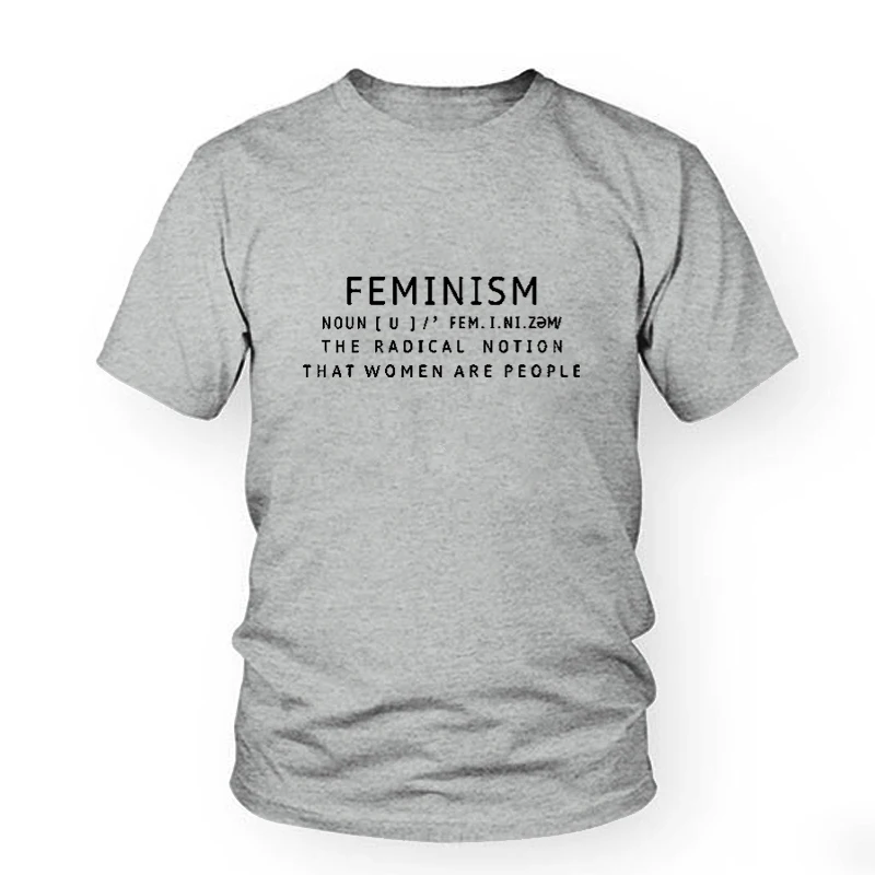 Женская футболка с надписью Feminism Definition забавная женская подарок модная из