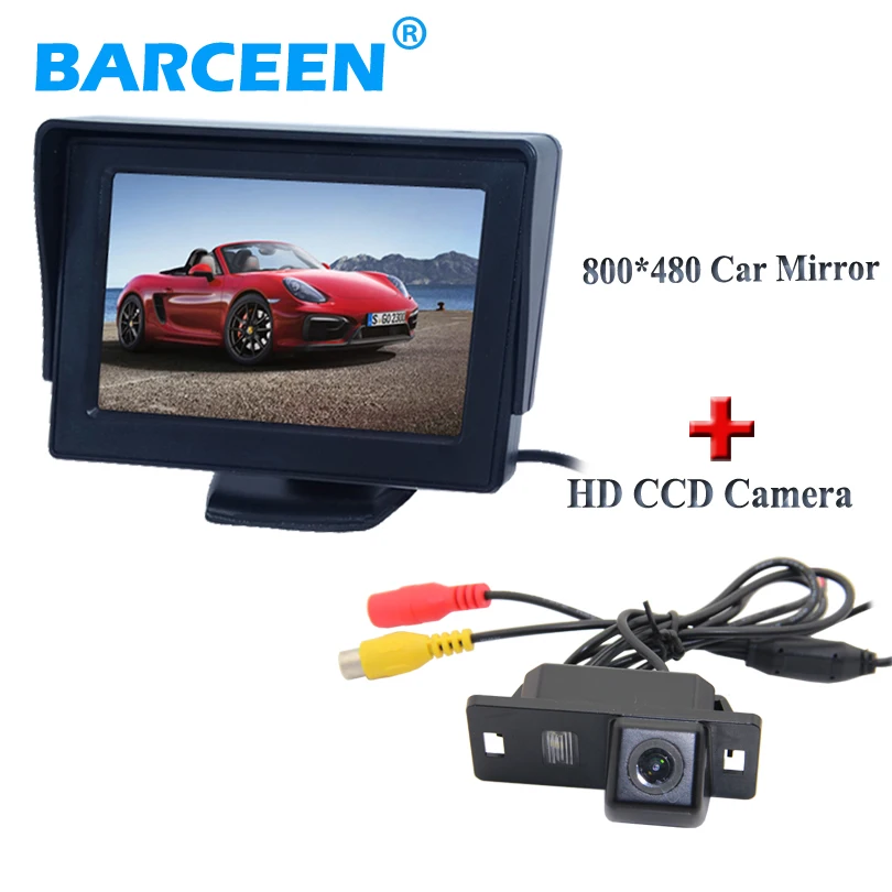 

Adapt for Audi A4L 2013~2014 / TT/ A5/ A6/Q5 car parking camera with screen monitor 4.3"waterproof IP 69K In-Dash placement