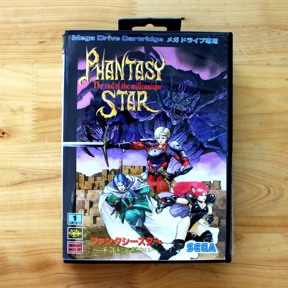 Phantasy Star The End Of Millennium 16 Bit SEGA MD игровая карта с розничной коробкой для Sega Mega Drive Genesis|md