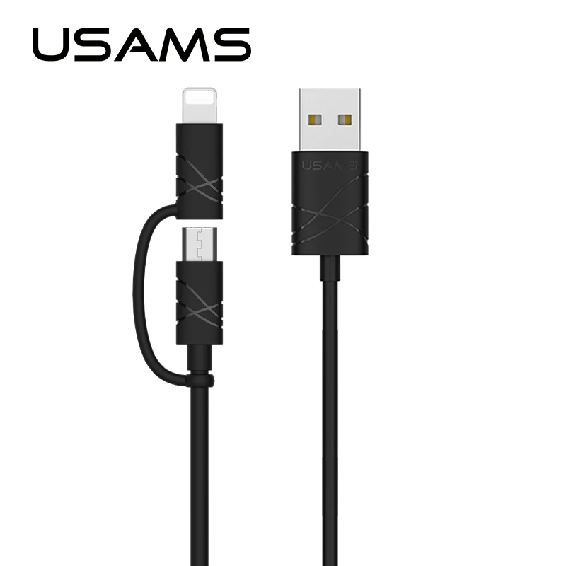 USAMS микро USB кабель 1 м 2 а Быстрая зарядка мобильного телефона для iPhone 6 7 плюс |