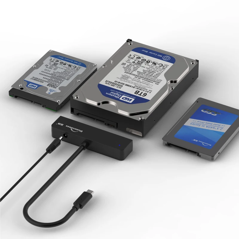 USB A к SATA type C к SATA устройство считывания данных с нжмд с функцией OTG подходит для 2 " 3,5" sata HDD SSD инструмент Бесплатный Соединительный кабель для жесткого диска