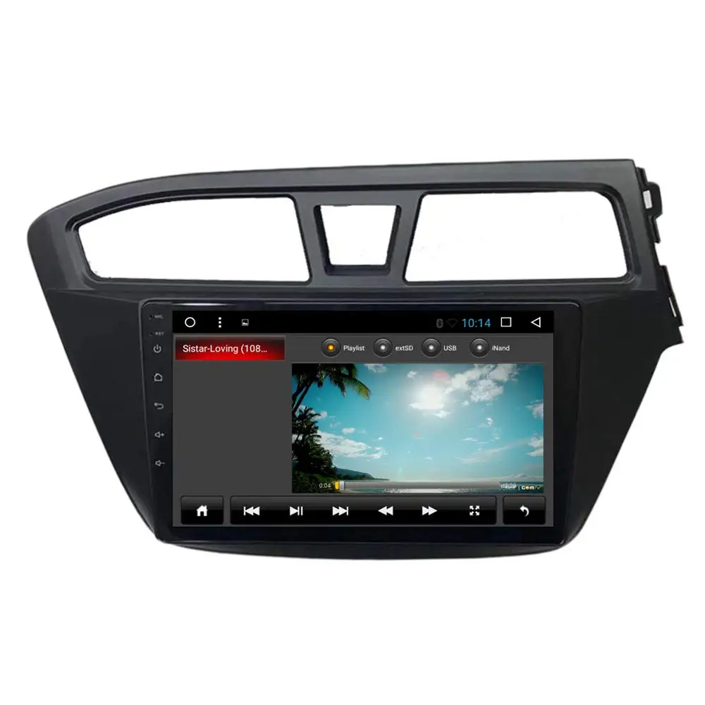 9 дюймов Android 8 0 автомобильный DVD мультимедиа GPS навигация для Hyundai I20 2015 аудио BT