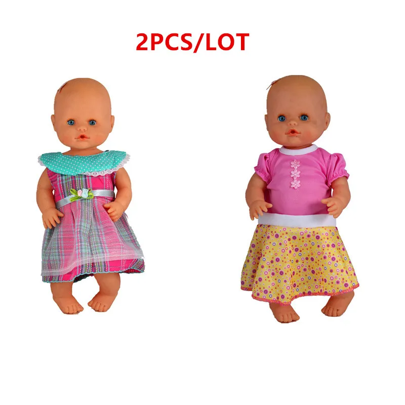 35 см кукольная одежда Nenuco Ropa y su Hermanita 2 шт./лот аксессуары для кукол DIY платье 13