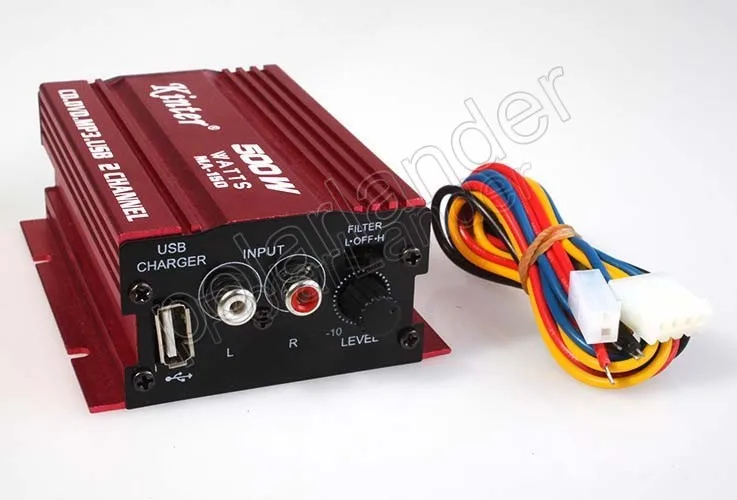 

2channel Output MA150 car amplifier 500W HiFi digital 12V stereo audio CD DVD MP3 USB power amplifier for Motorcycle &Car