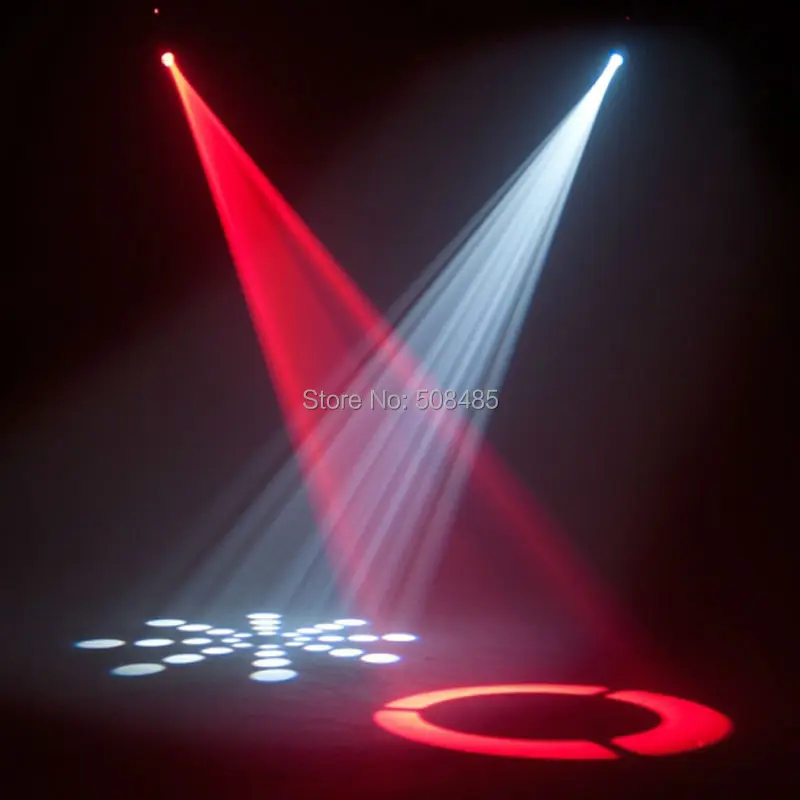 

Free shipping 60W led moving head spot light led mini moving head beam light double gobo wheel