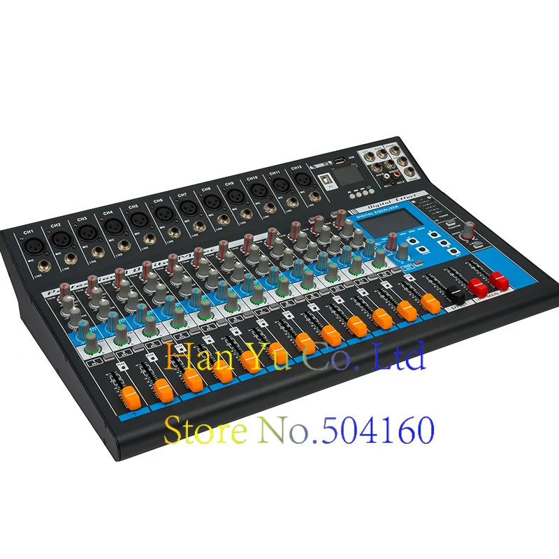 Профессиональный караоке аудио миксер 12 канальный усилитель микрофон звуковая