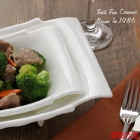 creative bamboo ceramic bowl dish dish bowl shaped hotel soup bowl dish bowl fresh fruit salad wholesale price