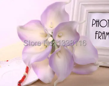 Искусственные цветы из ПУ на ощупь 12 шт./лот мини Калла искусственные для