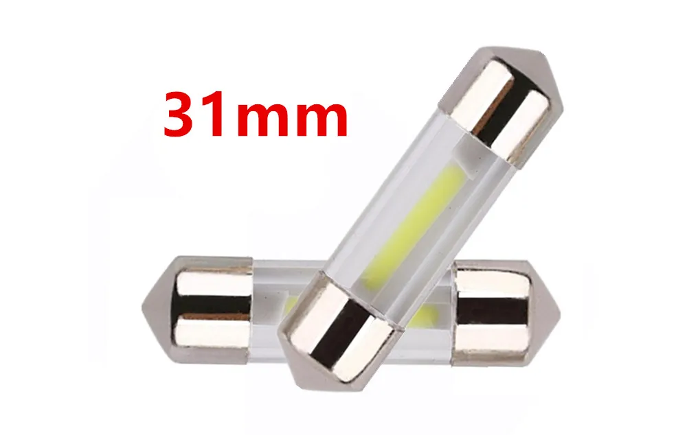 2 шт. Автомобильные светодиодные лампы C5W COB 31 мм 12 В|c5w cob|car led bulblight source |