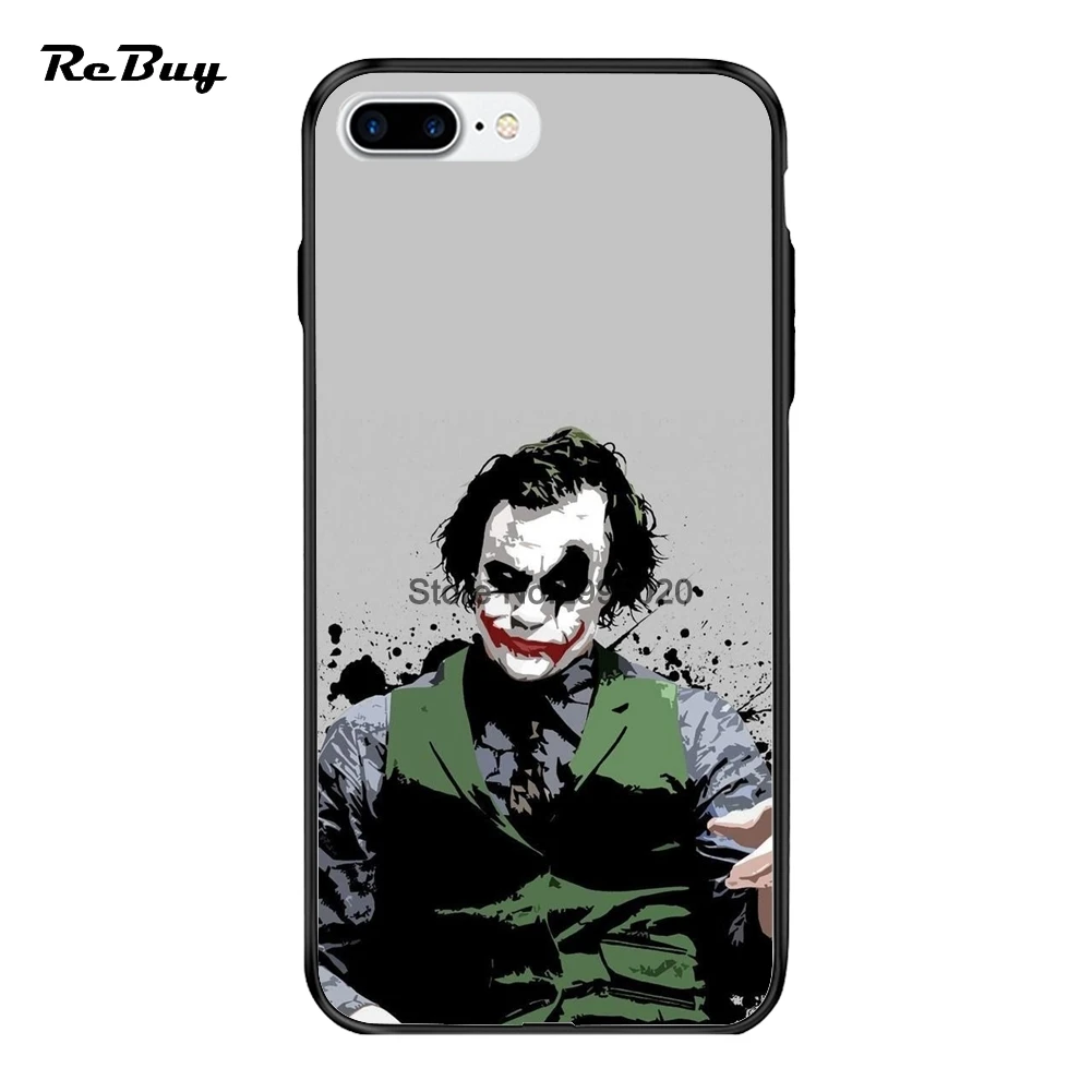 Ультра-Тонкий Жесткий ПК и ТПУ чехол с веревкой отверстие Джокер для iPhone 6 S 7 8 плюс