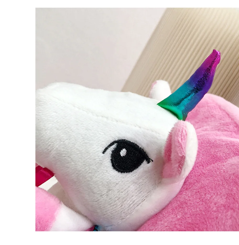 LoveCCD 24 см Kawaii единороги Плюшевый Рюкзак Мягкая Кукла Плюшевая сумка на плечо день рождения для детей подарок для девочек J13