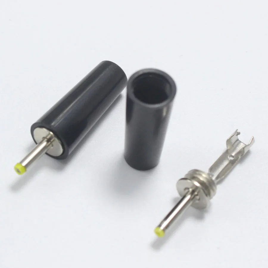 1 шт. новый черный 2 5*0 7 мм DC разъем питания ABS 5 x 0 Штекерный соединитель DIY