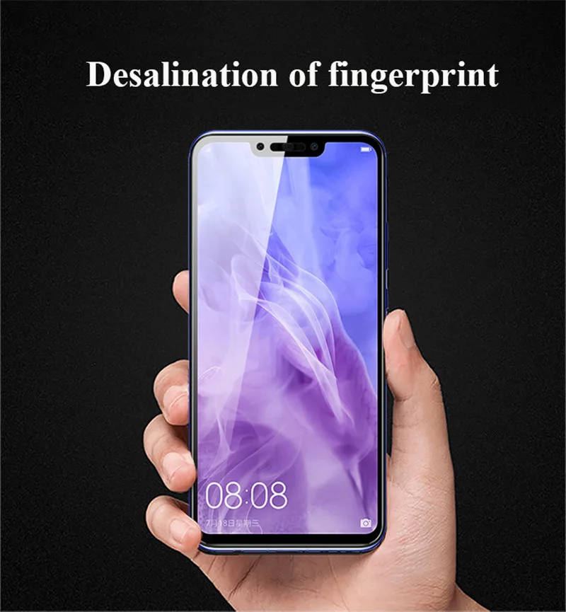 Защита для ЖК-экрана Huawei Nova 3i полное клеевое стекло 2.5D покрытие закаленное P Smart Plus