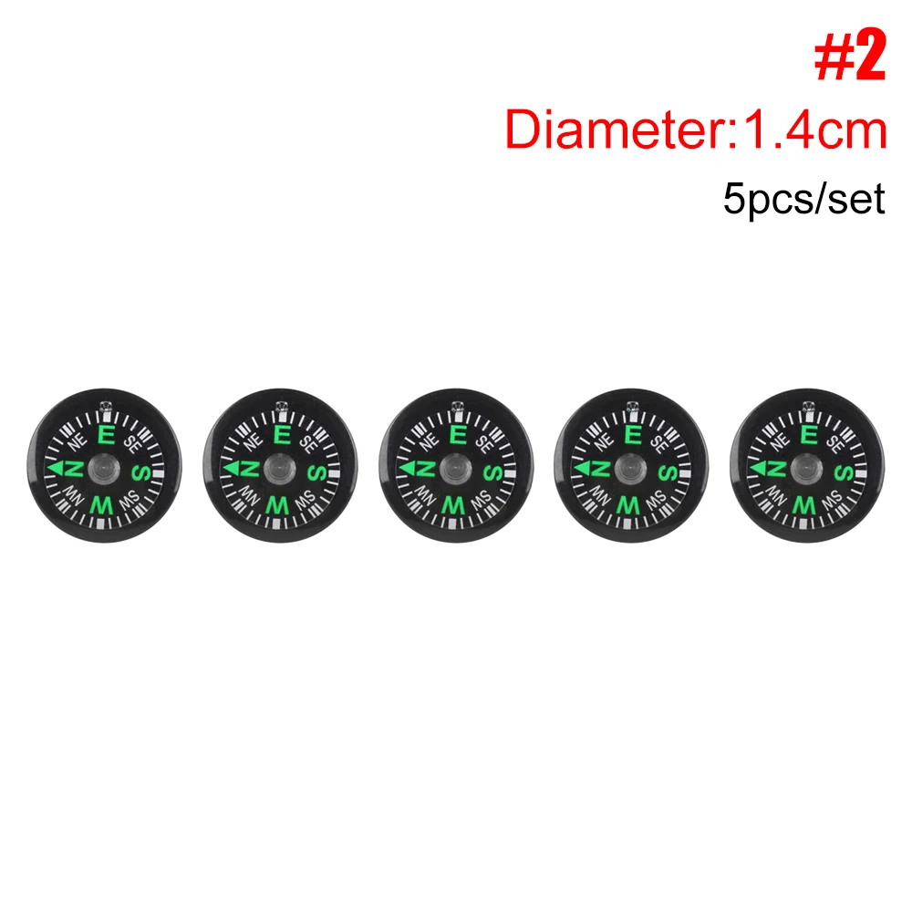 1.4cm 10pcs 10 шт. Портативный Мини Кемпинг Туризм Северная навигация ручной Точный компас компасы для выживания кнопка дизайн практичный Guider - Цвет: 1.4cm 10pcs