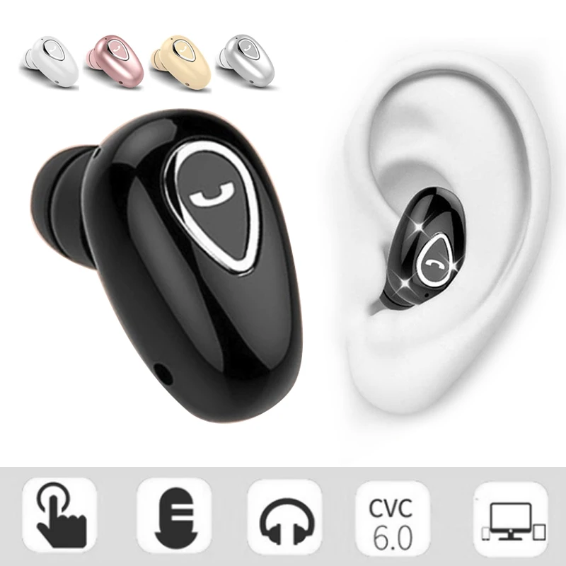 Мини-наушники-вкладыши беспроводные Bluetooth наушники с микрофоном YX01 Bluetooth спортивные наушники HandsFree стерео портативные наушники