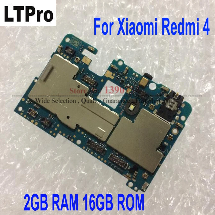 

Global Firmware Full Working Original Unlock Mainboard For Xiaomi Redmi 4 Redmi4 2GB RAM 16GB ROM Motherboard Fee Flex Cable