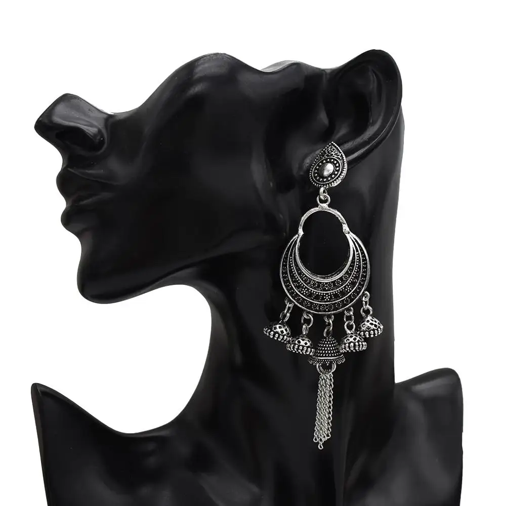 Афганский Тибетский винтажный Цыганский длинный кисточка капля для женщин