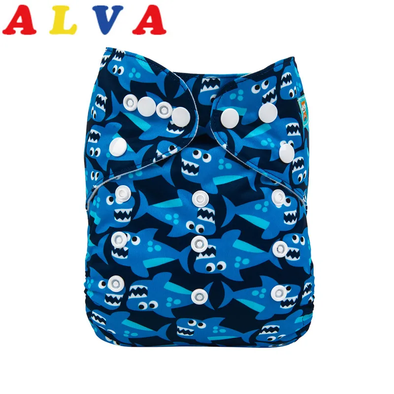 Новое поступление! Тканевые подгузники ALVABABY Детские многоразовые тканевые с 1