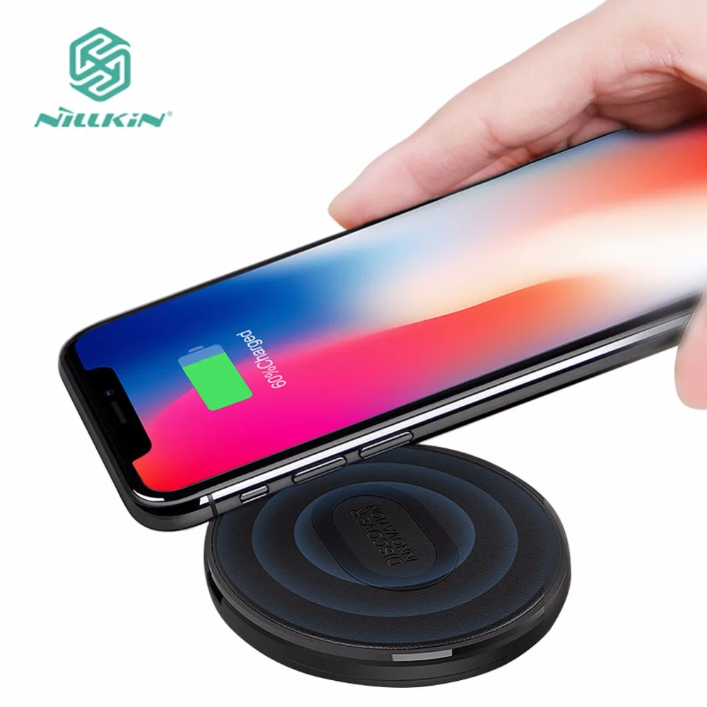 Nillkin Mini портативное беспроводное быстрое зарядное устройство 10 Вт выход Qi для iPhone